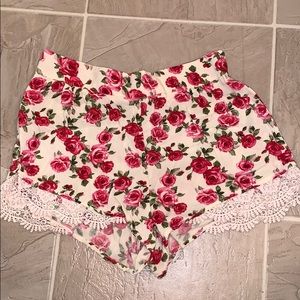 Forever 21 floral shorts